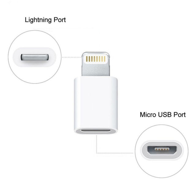 Micro Usb to lightning adaptor