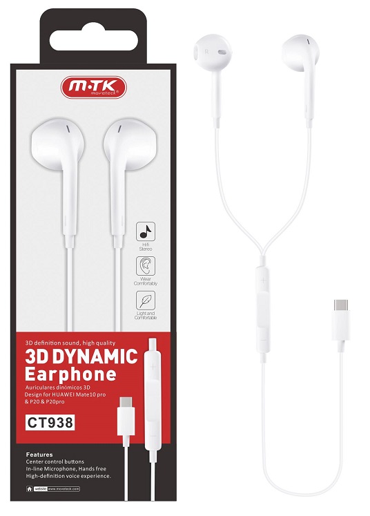 Earphones type -c cable