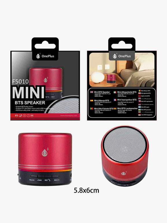 Cassa bluetooth, mini speaker One plus F5010 - Clicca l'immagine per chiudere