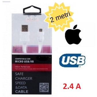 Cavo USB - iPhone 3, 4 - 1metro