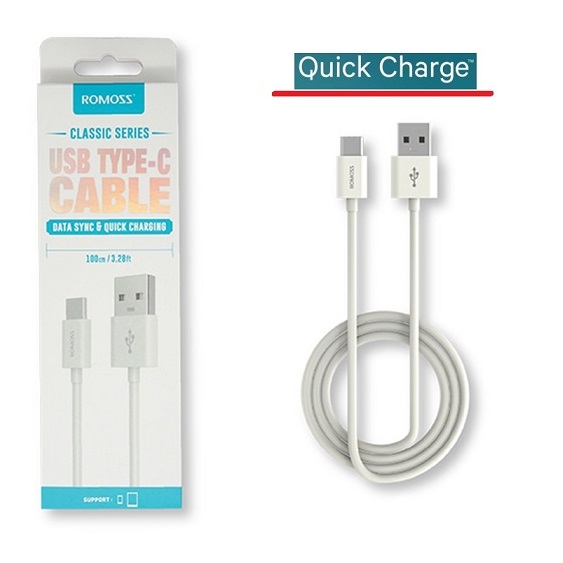 Cavo USB TYPE C- ROMOSS carica veloce 1mt