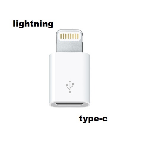 Type C to lightning adaptor