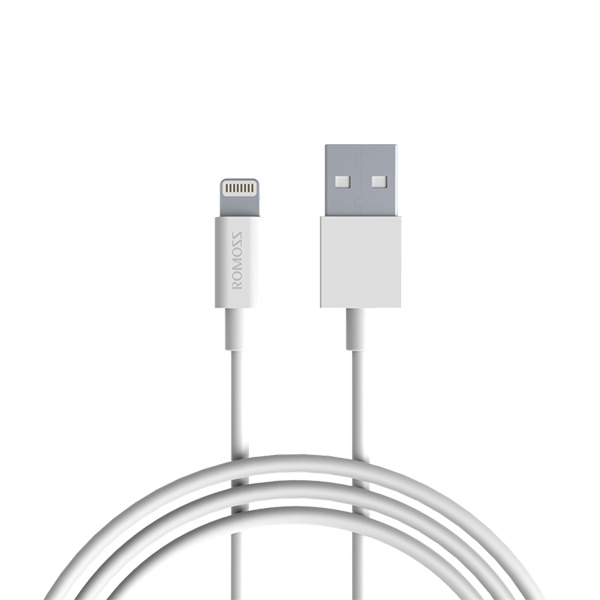 ROMOSS fast chargere USB iphone cable 1 mt