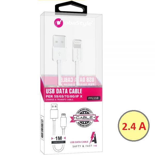 USB lightning iphone Cable 1 mt