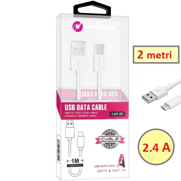 Cavo USB Type - C (attacco arrotondato)