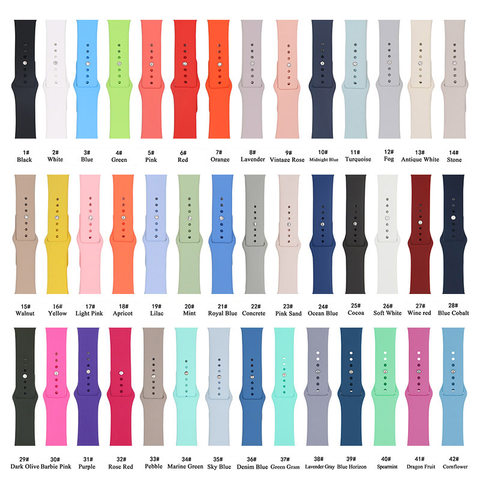 Cinturino compatibile Apple watch colorato