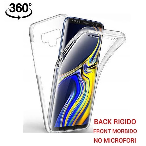 Cover 360° Fronte+Retro (Retro trasparente)