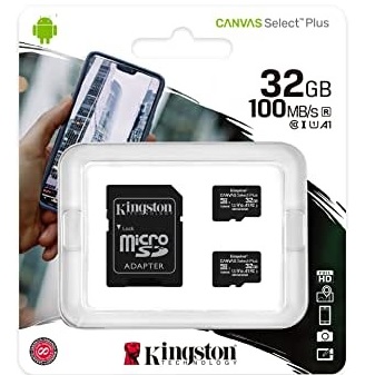 Micro SD card 32gb canvas select+ 100mb/s - Clicca l'immagine per chiudere