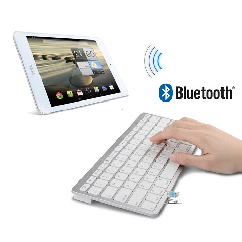 Tastiera wireless bluetooth per Tablet Smartphone Ipad PC